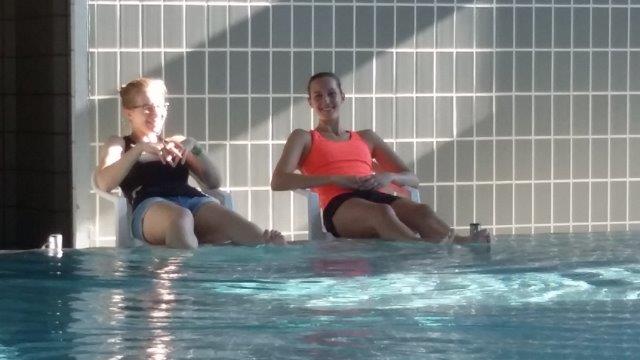 Schwimmen in der Schulschwimmhalle Eckersdorf